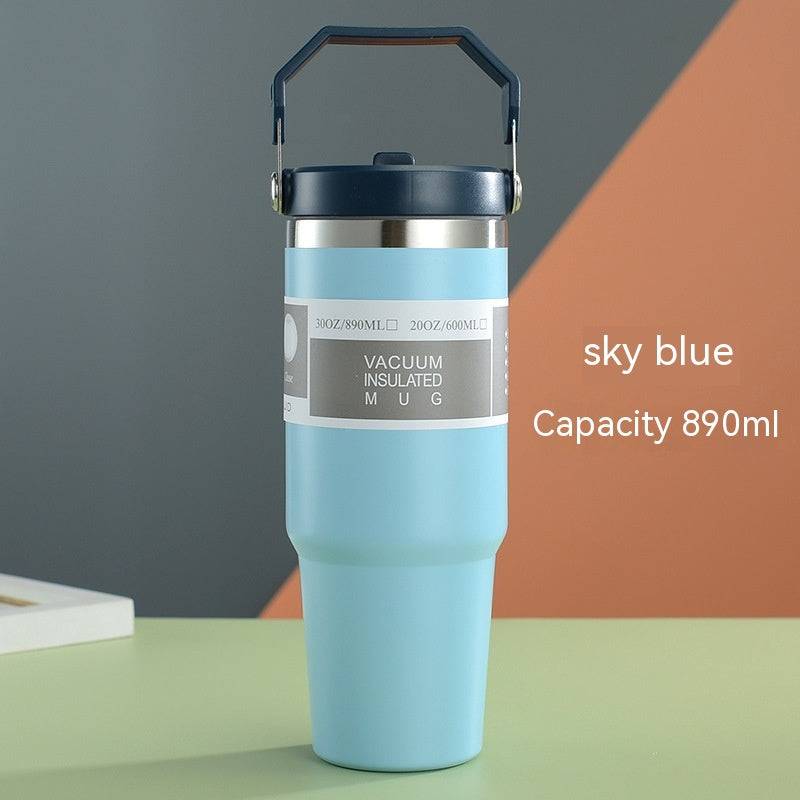 Stainless Steel Travel Coffee Tumbler – Insulated Car Cup with Cover (20/30 oz)