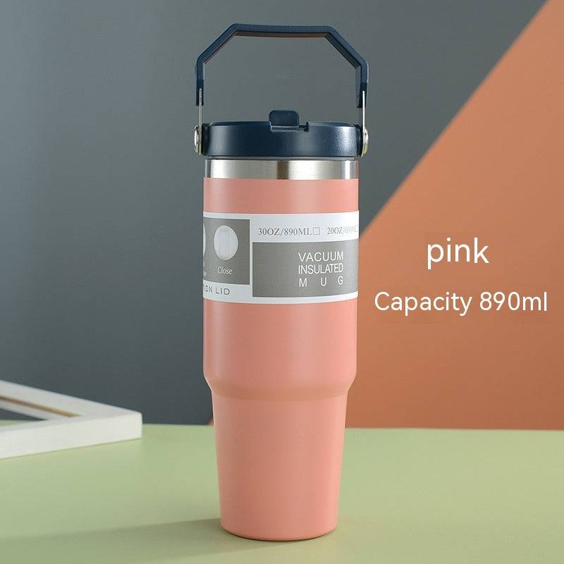 Stainless Steel Travel Coffee Tumbler – Insulated Car Cup with Cover (20/30 oz)