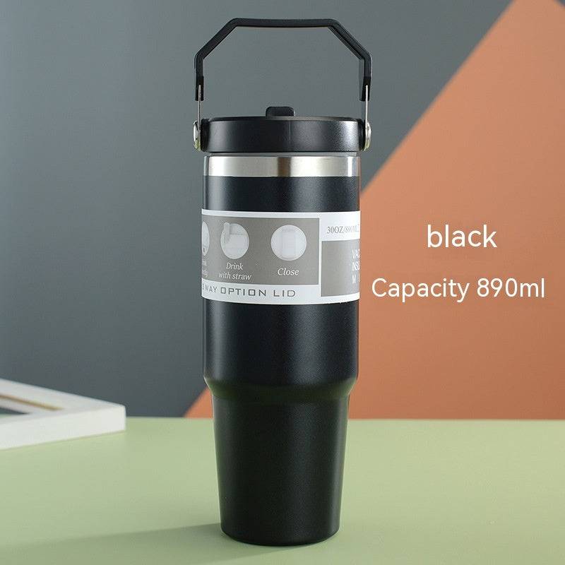 Stainless Steel Travel Coffee Tumbler – Insulated Car Cup with Cover (20/30 oz)