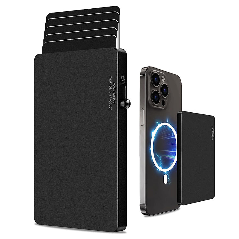 All-Aluminum Pop Up Slide Rfid Slim Basic Card personalized wallet