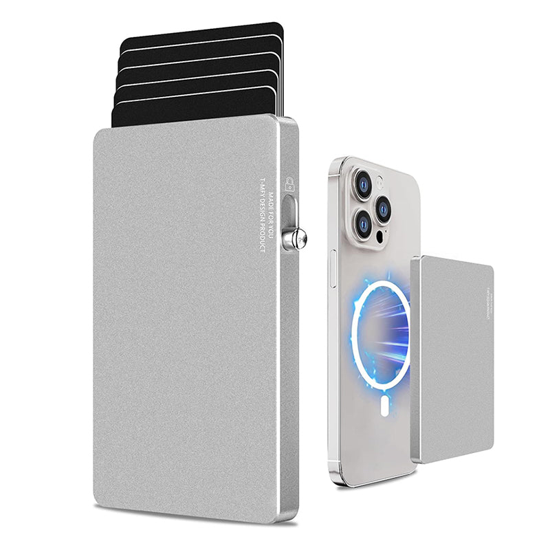 All-Aluminum Pop Up Slide Rfid Slim Basic Card personalized wallet