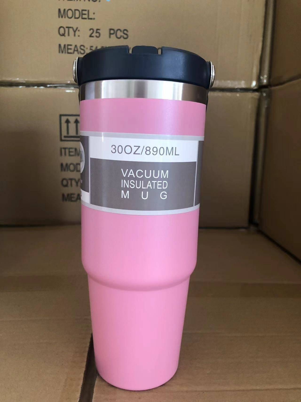 Stainless Steel Travel Coffee Tumbler – Insulated Car Cup with Cover (20/30 oz)