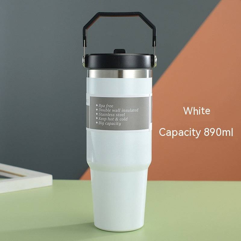 Stainless Steel Travel Coffee Tumbler – Insulated Car Cup with Cover (20/30 oz)