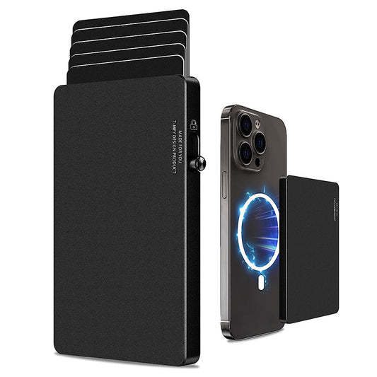All-Aluminum Pop Up Slide Rfid Slim Basic Card personalized wallet